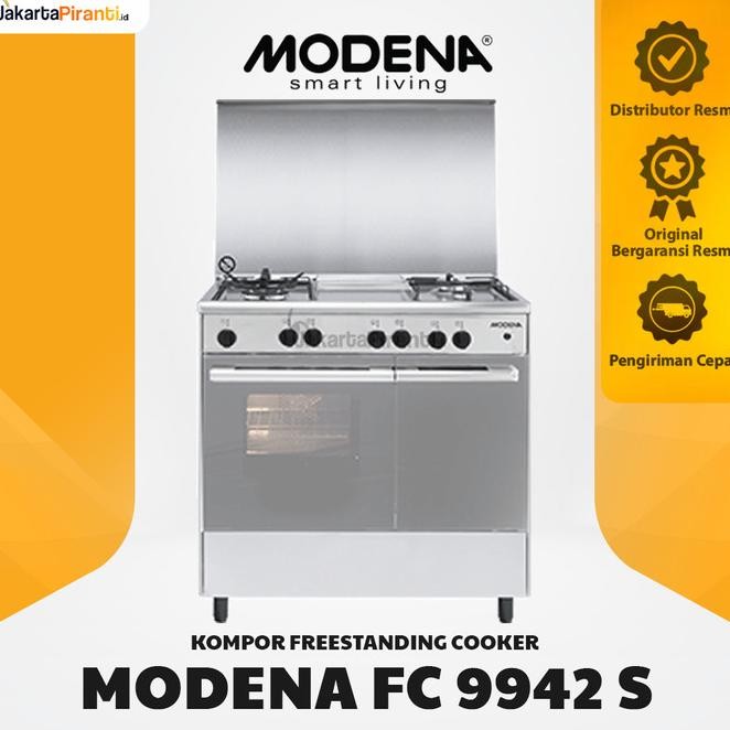Kompor Gas Oven Freestanding Free Standing Cooker Modena Fc 9942 S