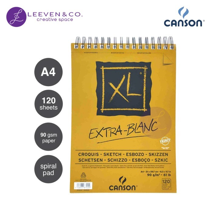 

Triyper Canson Xl Extra White 90Gsm A4 120Sheets