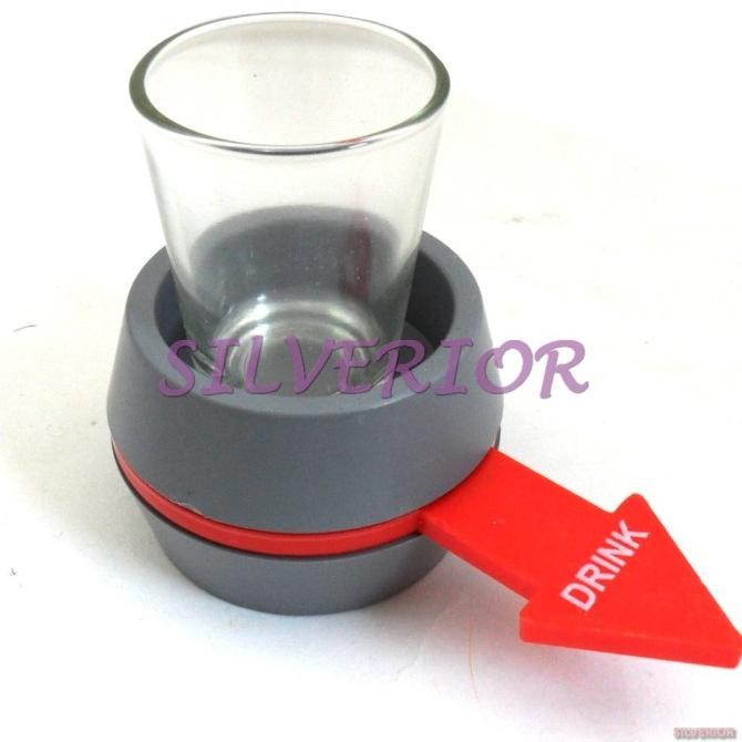 Alat Pesta Roulette Putar Tunjuk Gelas Shot [terbaik]