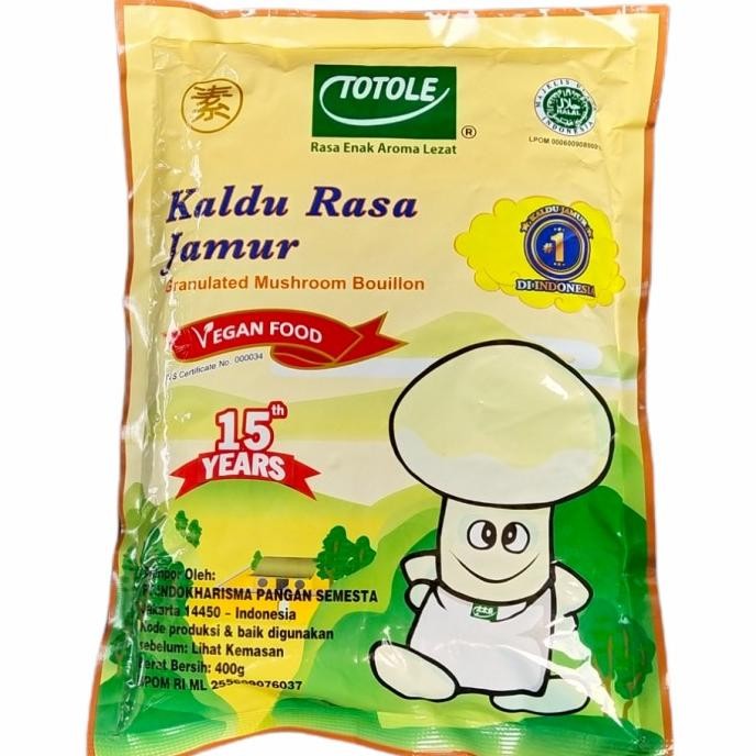 

Totole kaldu Jamur 400gr/Penyedap Kaldu Jamur Totole Pengganti MSG