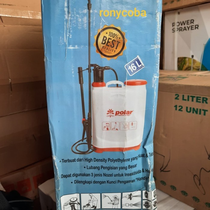 Terhemat Disinfektan Semprotan Polar Manual 16 Liter