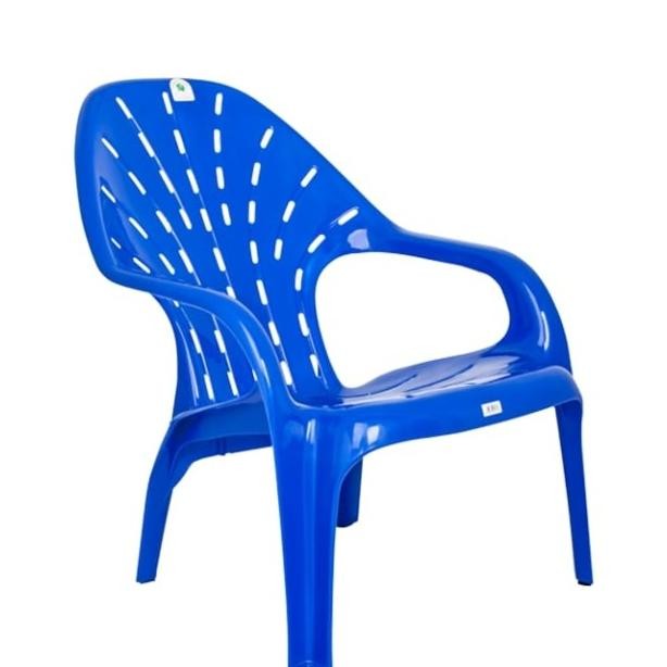 Green Leaf 1175 Bangku Santai Kursi Sandar Swiss Plastik Resin Chair