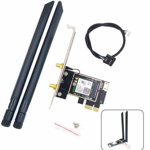 Intel Wifi 6E AX210 Pci Express Pcie pci-e dual band ac ax 6 AX200