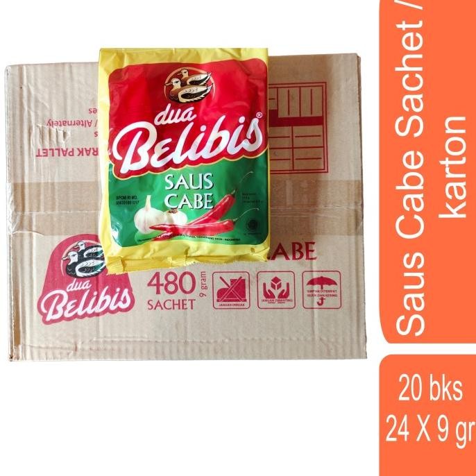 

PROMO - Sambal belibis sachet @ 9gr karton isi 480 pcs