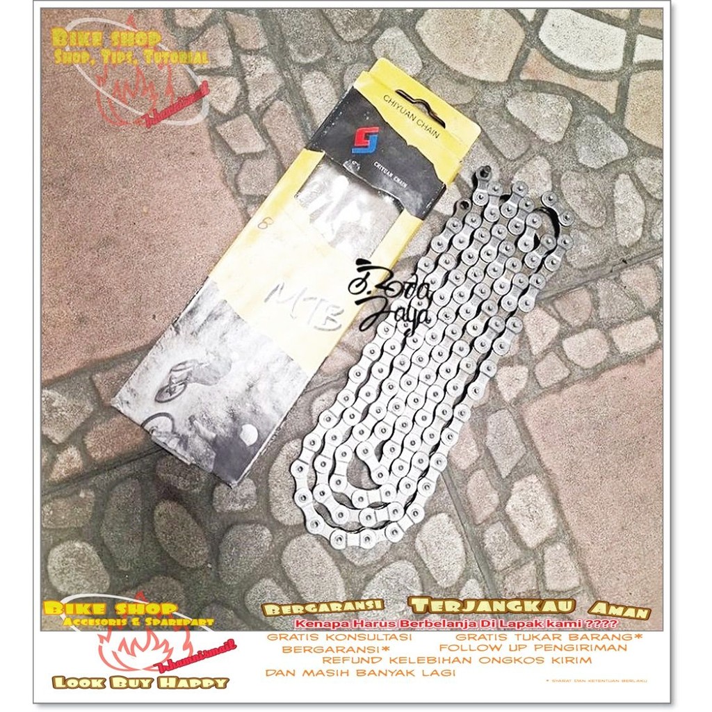 RANTAI CHAIN SEPEDA MTB TAYA 8SP 116L Sepeda MTB BMX