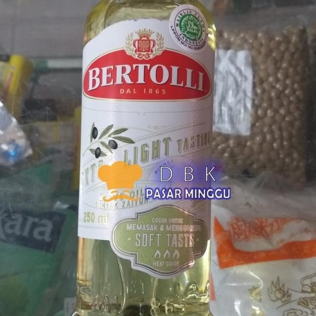 

BERTOLLI EXTRA LIGHT olive oil 250ml minyak zaitun untuk masak goreng