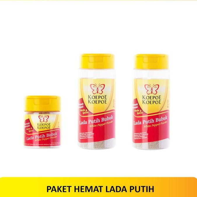 

PAKET HEMAT LADA PUTIH 1 PCS LADA PUTIH 38 GR + 2 PCS LADA PUTIH 85 GR