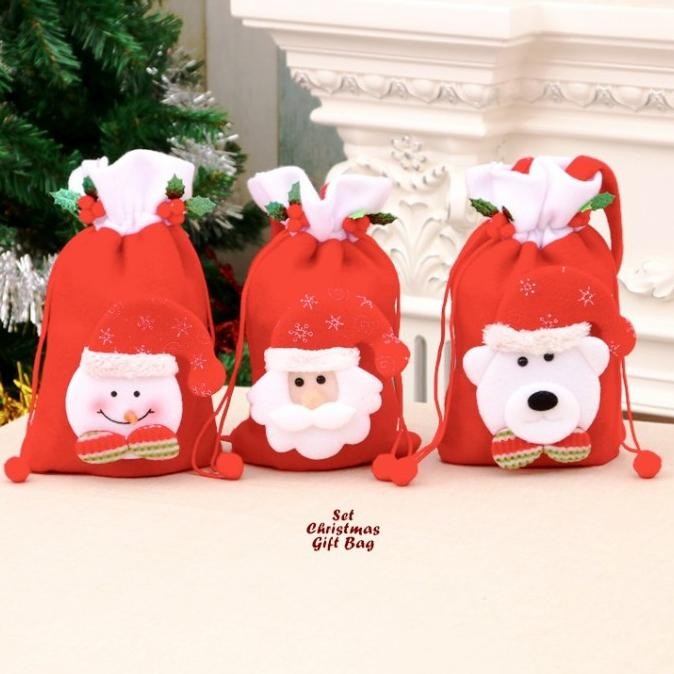 

Produk Baru!! Tas Goodie Bag Natal / Tote Bag Natal