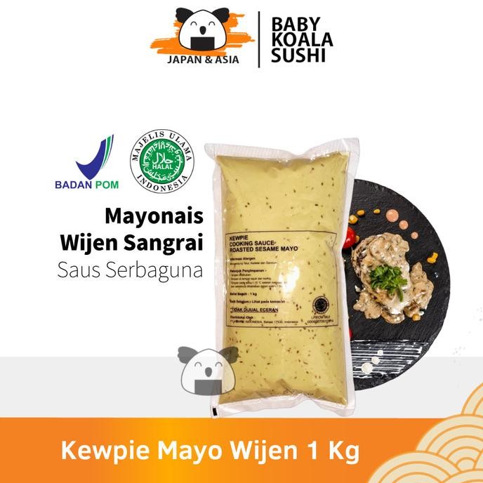 

Wijen Sangrai Mayo KEWPIE | Roasted Sesame Mayonnaise | Mayonaise Saus