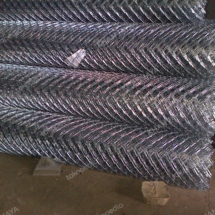 KAWAT PAGAR HARMONIKA GALVANIS RAM WJIK AYAM UKURAN 1.6mm/5,5cm