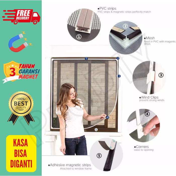 Kasa Nyamuk Kawat Nyamuk Custom Magnet DIY ProDIY