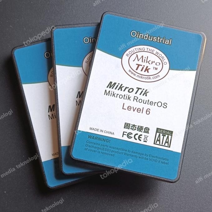 SSD 32GB Mikrotik lisensi level 6 bisa Upgrade Downgrade
