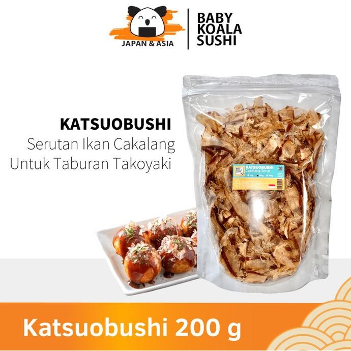 

KATSUOBUSHI Bonito Flakes 200 g Halal Taburan Takoyaki .