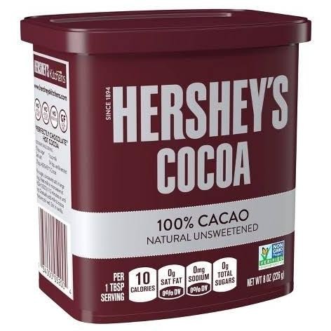 

HERSHEY'S Cocoa Natural Unsweetened Powder 226 Gram 8 Oz (Made in USA)