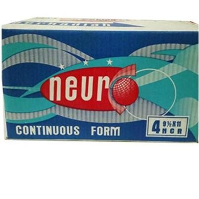 

Continuous Form / Kertas Dot Matrix Neuro 9 1/2 x 11 - 4 Ply (K4)