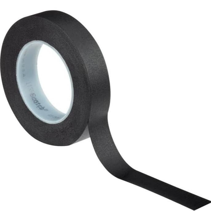 

TERBARU - 3M-235-BLACK-PAPER-MASKING-TAPE 50MMX50M