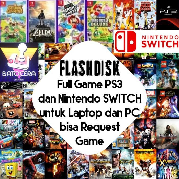 Flashdisk Full Game Ps3, Untuk Laptop/Pc Batocera