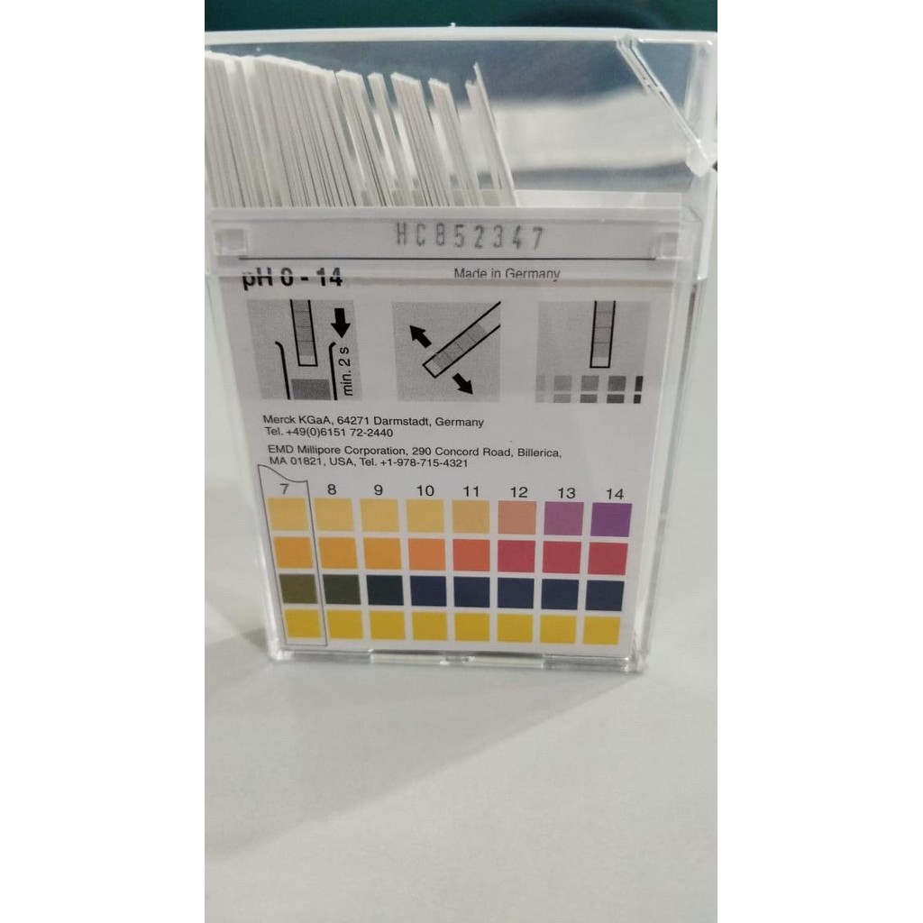Merck 1.09535 Universal Indicator / Kertas Lakmus / Ph Meter Original Dan Terpercaya