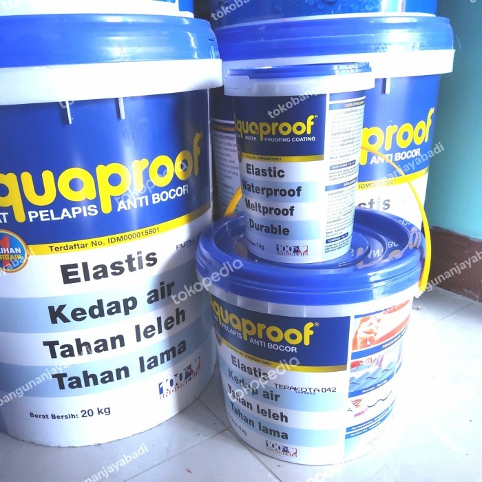 Aquaproof Cat Lapis Anti Bocor Waterproof 1Kg 5Kg 20Kg