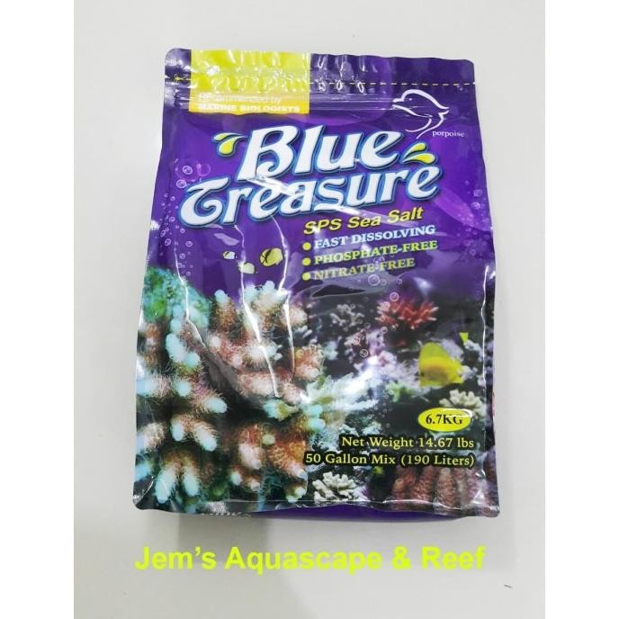 

Garam Laut Sintetis Artificial Saltwater Blue Treasure SPS Salt 6.7 KG