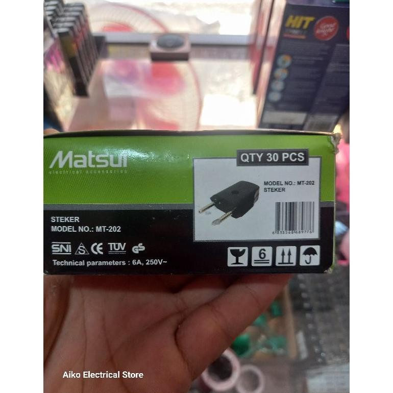 Steker Gepeng Matsui/Jek Gepeng Matsui Hitam