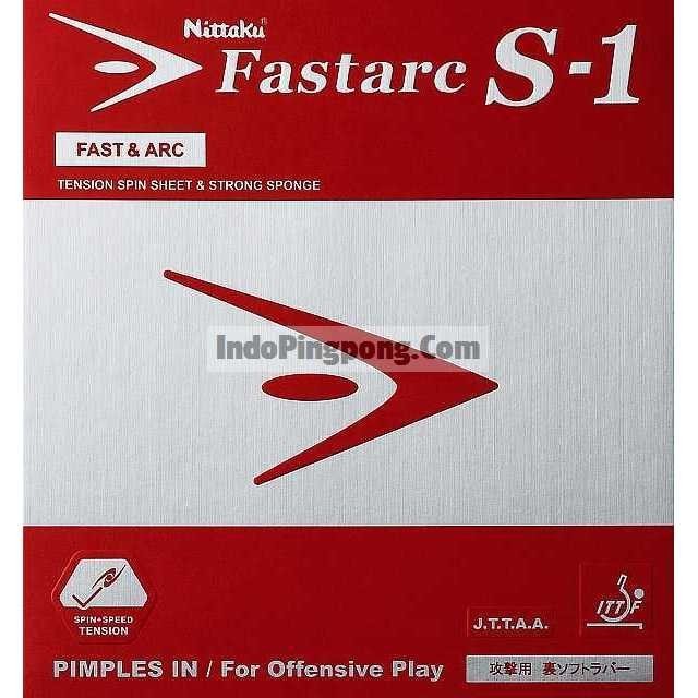 Nittaku Fastarc S-1 ~ Rubber Karet Fast Arc S1