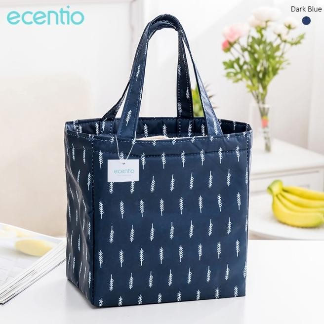 Ecentio Kotak Makan 1.1L Lunch Box&Tas Bekal Set Anti Bocor Bpa Free