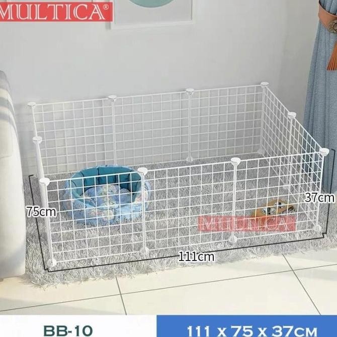 Multica Kandang Anjing Kucing Kelinci Portable Besi Model BB-10