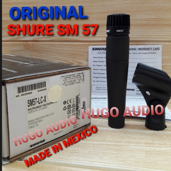 Ready Stock Mic Shure Sm 57 Original Shure Sm57 Ori