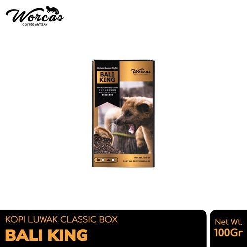 

Worcas Luwak Bali King Ground Box 100Gr Kopi Luwak Bubuk