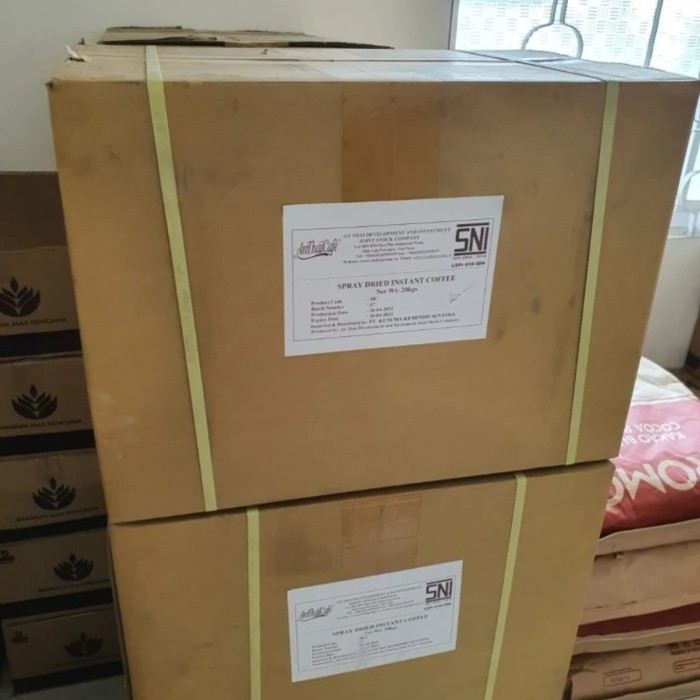 

Kopi Instant Spray Dried Kopi Instant Vietnam Sr01 20Kg