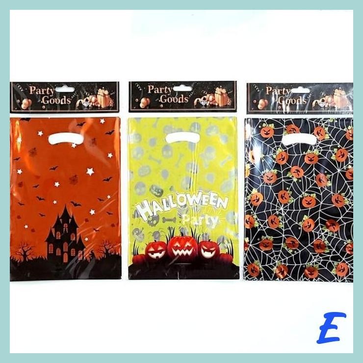 

| MIS | KANTONG PLASTIK SOUVENIR HALLOWEEN ISI 10 KANTONG METALIK TAS KADO SOVENIR PESTA HALOWEEN PARTY GOODIE BAG MURAH GROSIR