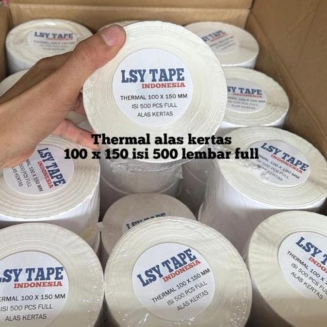 

TERBARU - kertas thermal 100 x 150 mm A6 isi 500 lembar ( 1 dus isi 24 roll )