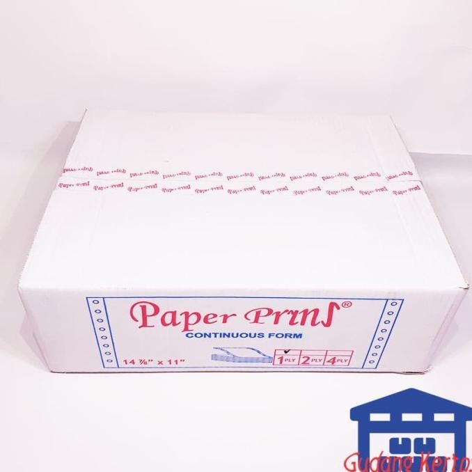

TERMURAH - CONTINUOUS FORM 14 7/8 X 11 1PLY PAPERPRYNS