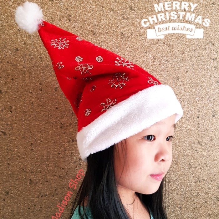

Natal TOPI NATAL SNOWFLAKE SILVER GOLD AKSESORIES KOSTUM MERRY CHRISTMAS Limited