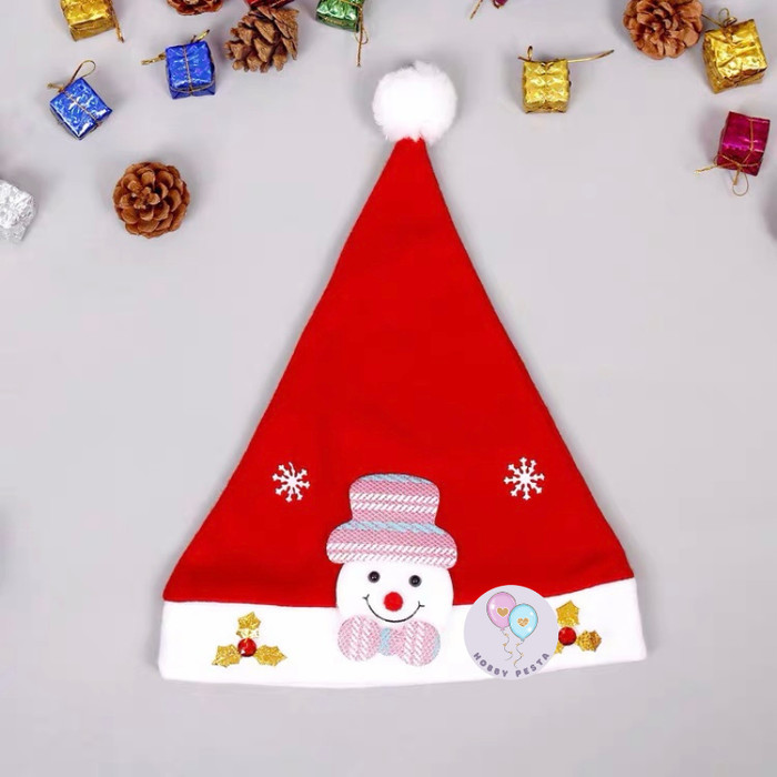 

Natal TOPI NATAL MOTIF / TOPI SANTA CLAUS / TOPI MERRY CHRISTMAS - SNOWMAN WARNA DEWASA Limited