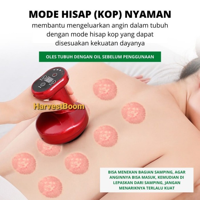 Terlaris Alat Bekam Kop Cupping Kerokan Listrik Alat Penghangat Pijat Tubuh