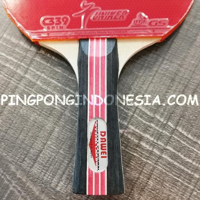 Dawei 01 Allwood Set - Rakitan Blade Kayu Bet Bat Pingpong Tenis Meja