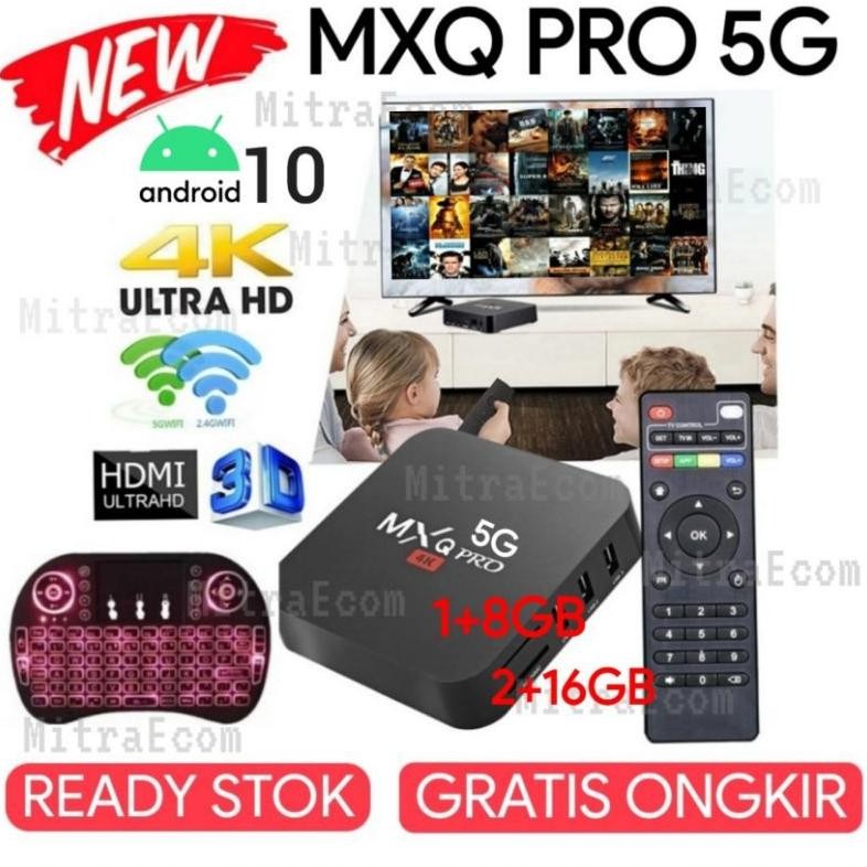 Android Set Top TV BOX MXQ PRO 5G RAM 2GB+16GB & 4GB+32GB 1GB+8GB 4K Smart TV Box MXQ Pro 5G