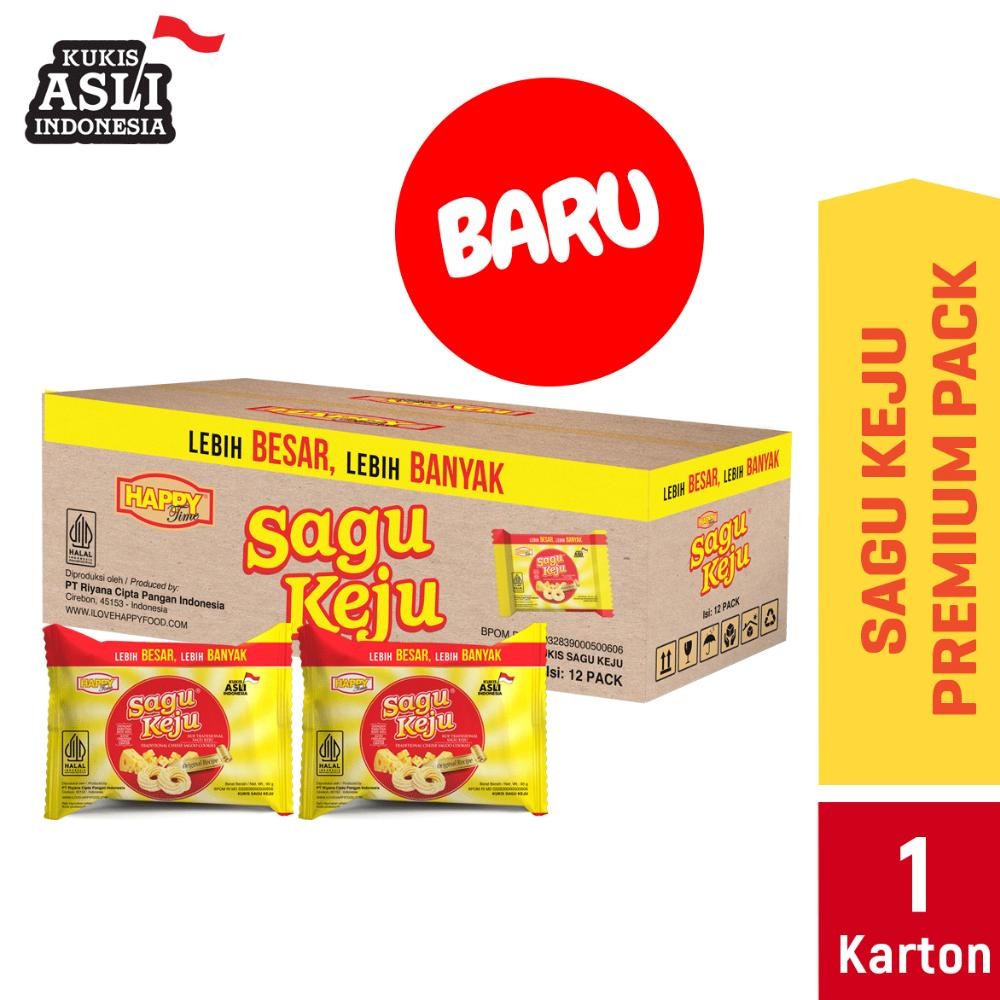 

Happy Time Sagu Keju Premium Pack (1 Karton)