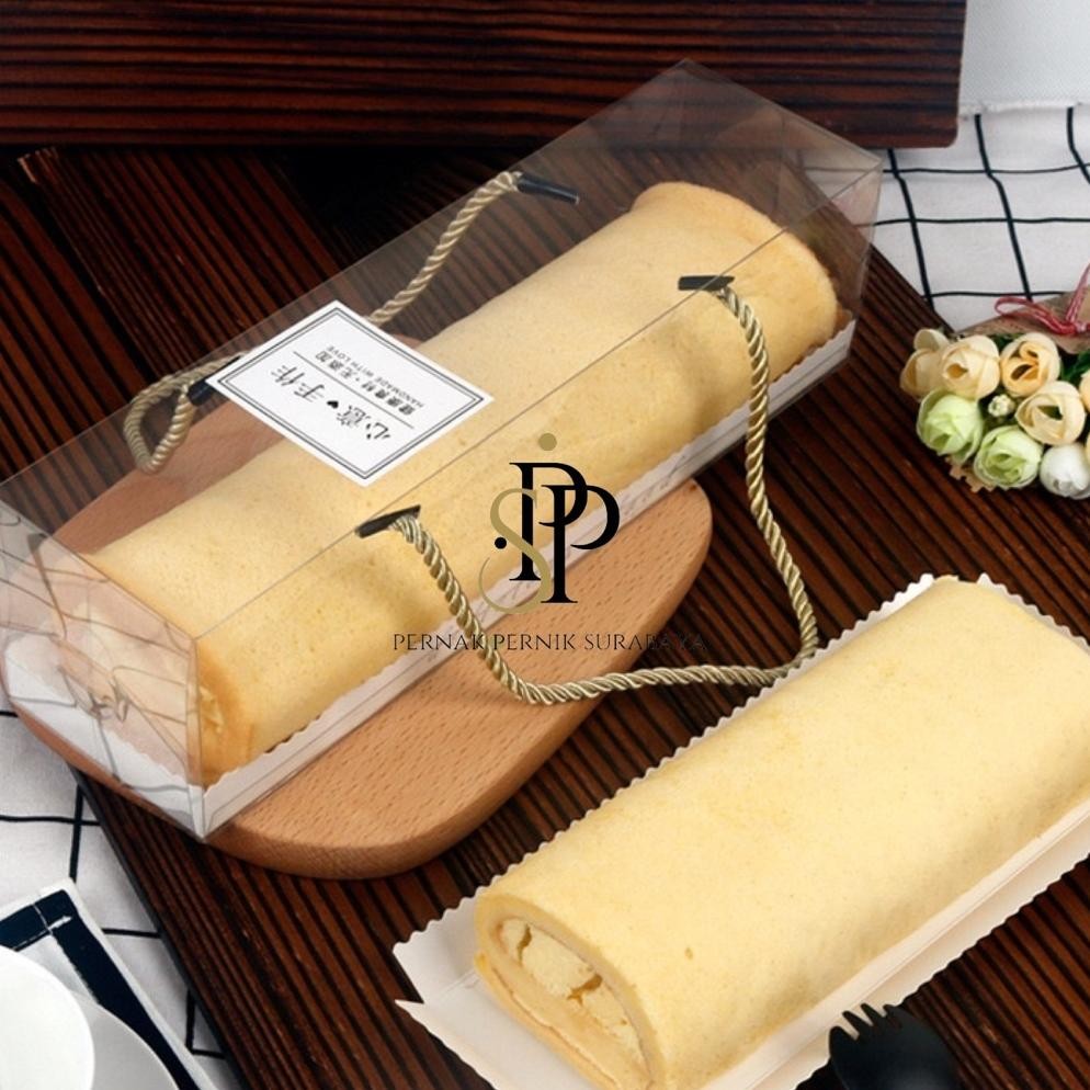 

[10 Box !!] Box Mika Tali Transparan 27,5 X 11 X 9,5 / 29,5 X 7,8 X 7,8 / 22,5 X 7,8 X 7,8 Box Mika Natal Imlek Doskue Dos Roll Cake Bolu Gulung Tart Pudding Kue Brownies