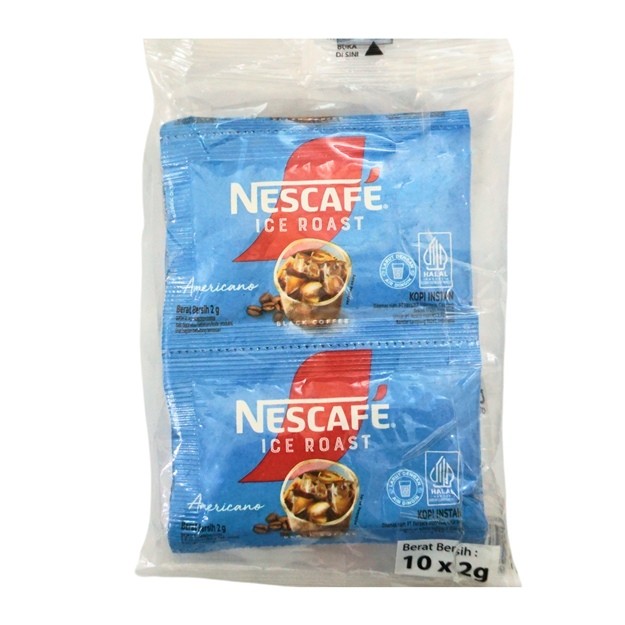 

S20103 NESCAFE ICE ROAST KOPI INSTANT 10X2GR PACK MAJU BERSAMA (20250315)