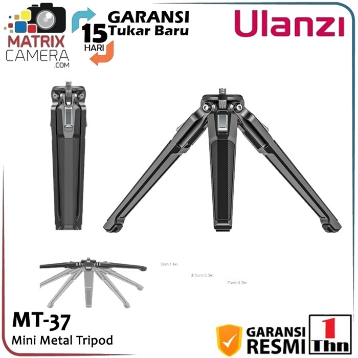 Ulanzi MT-37 Mini Metal Table Tripod Camera, Smartphone, etc.