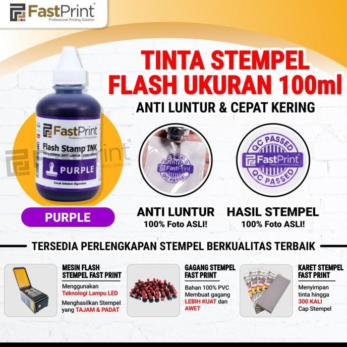 

TERSEDIA FAST PRINT TINTA STEMPEL FLASH 100 ML