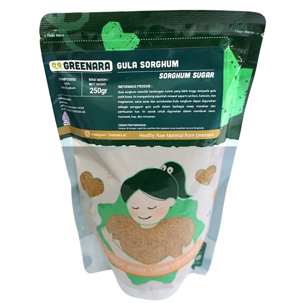 

S20461 GREENARA SORGHUM GULA 250 GR POUCH MAJU BERSAMA (20241203)