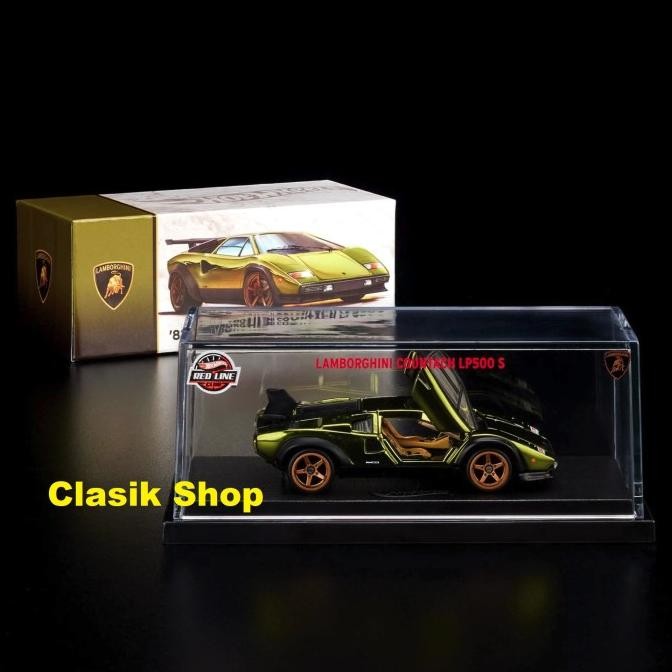 Hot Wheels RLC EXCLUSIVE 82 LAMBORGHINI COUNTACH LP 500 S Gold Rare
