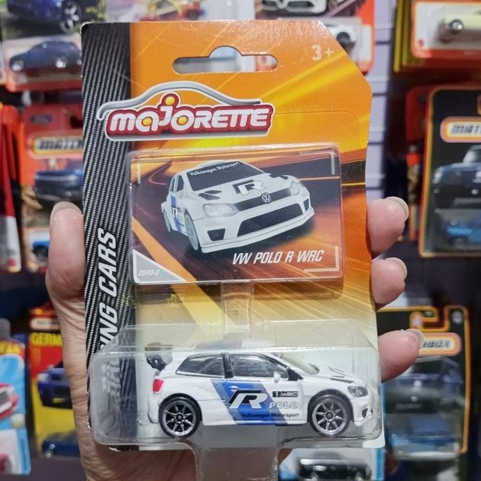 Majorette VW Polo R WRC Racing Cars Putih