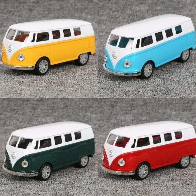 Diecast Mobil VW Combi Miniatur Mobil Volkswagen Combi Skala 1:32