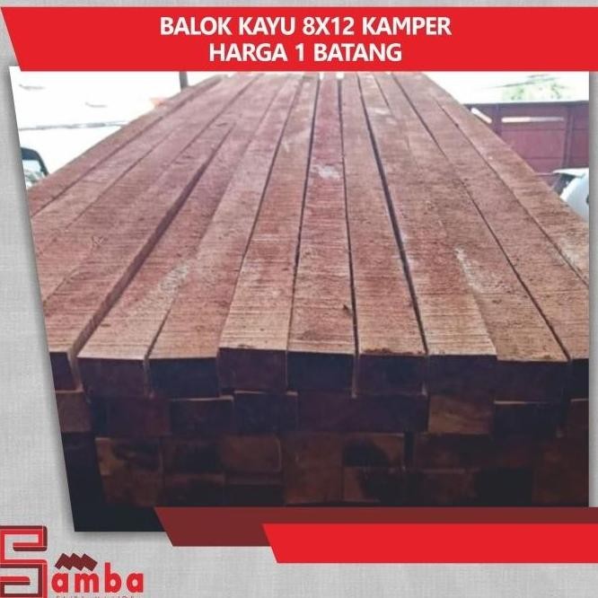 BALOK KAYU 8X12 KAMPER HARGA 1 BATANG 1011T