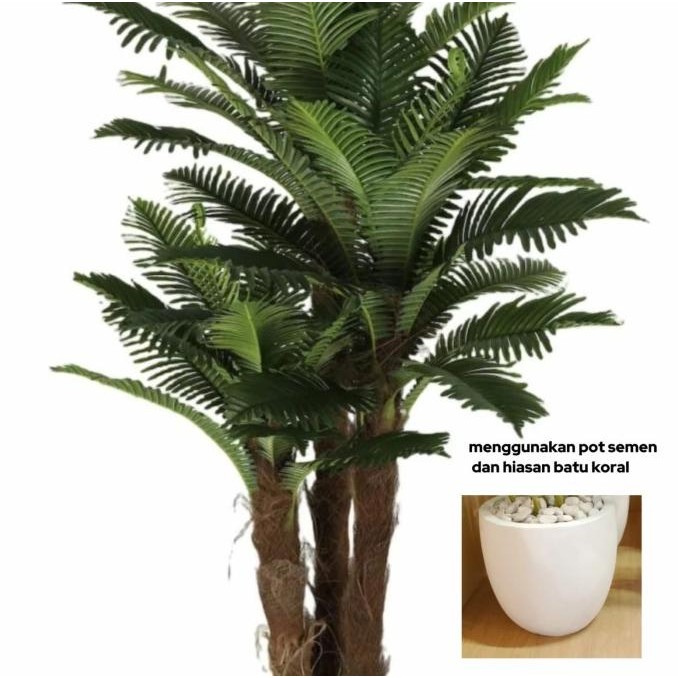 POHON PALEM ARTIFICIAL/ POHON PALEM/ POHON PALEM DALAM POT 1111T